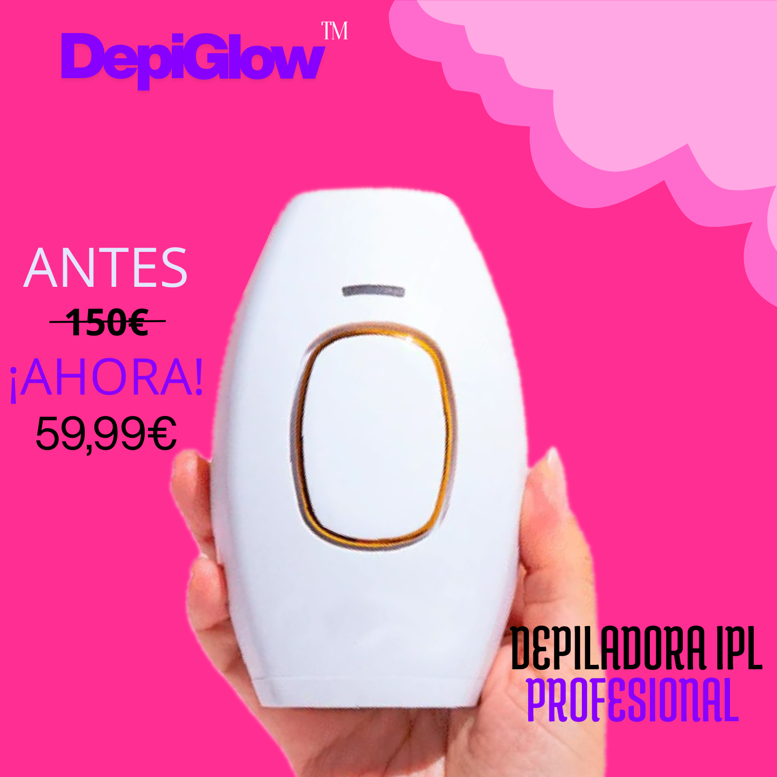 Depiladora Láser IPL Profesional